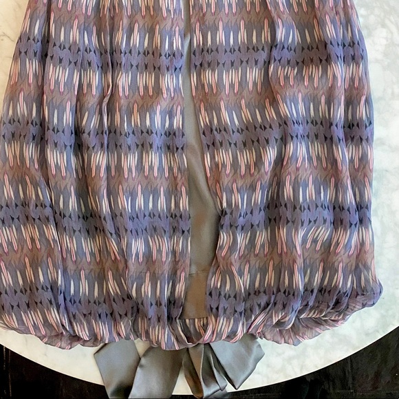 🖤Development By Erica Davies Patterned Silk Dress - Picture 9 of 12